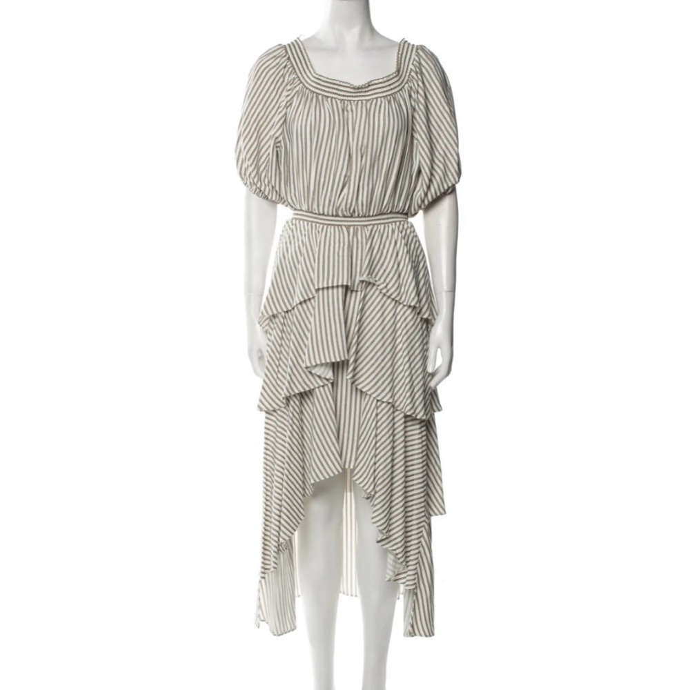 Maje
Striped Ruffle Dress - Picture 4 of 6
